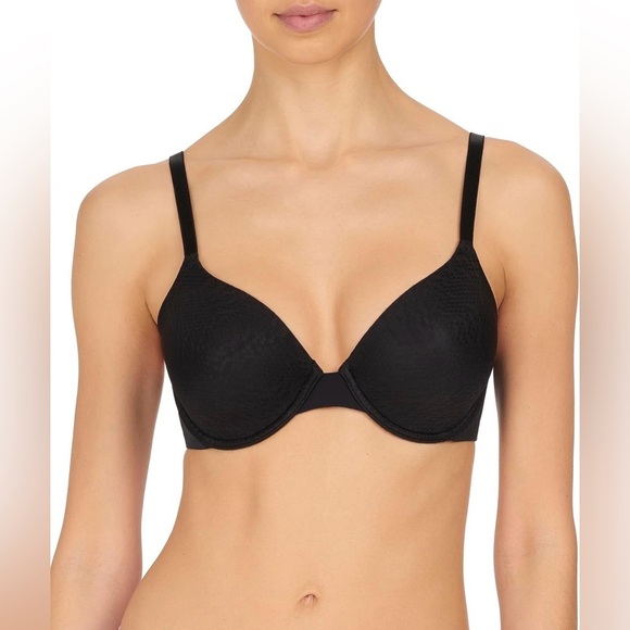Natori Seamless Sans Coutures Bra in Black - Picture 1 of 6